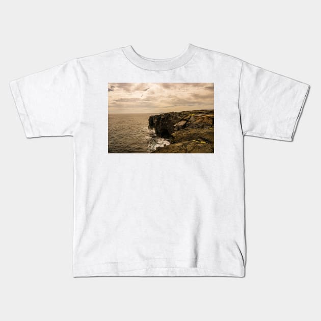 Ocean Seascapes Kids T-Shirt by KensLensDesigns